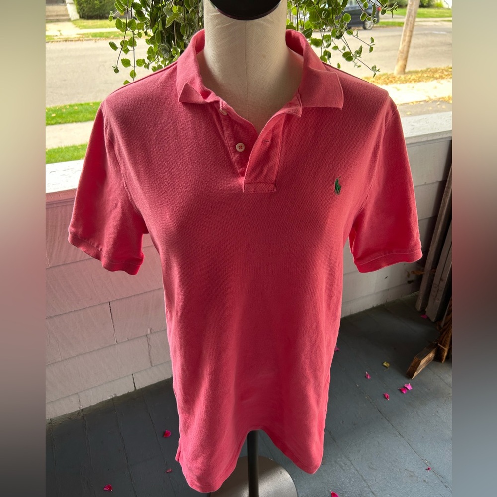 Men's Pink Polo Ralph Lauren Shirt Size XL